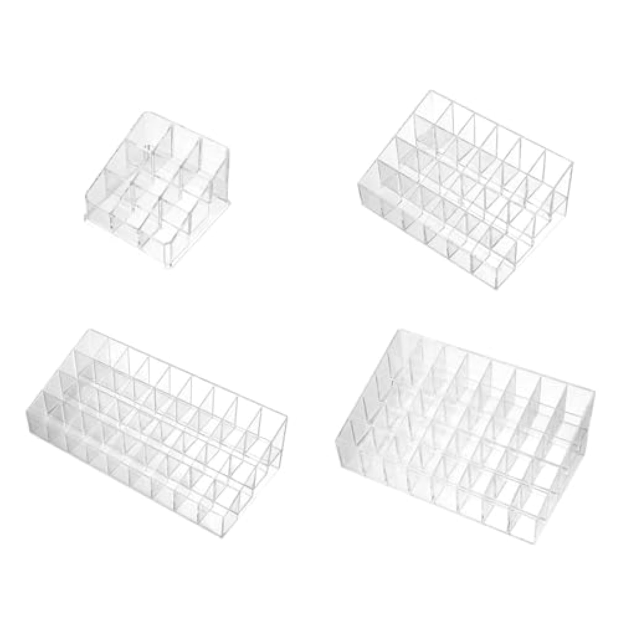 Clear Acrylic Lipstick Holder Case for 9 Lipsticks